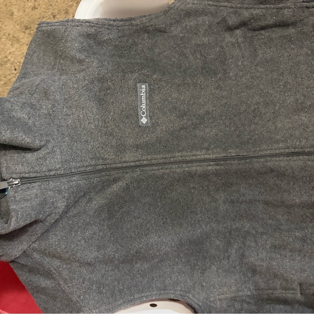 Columbia Charcoal Fleece Vest